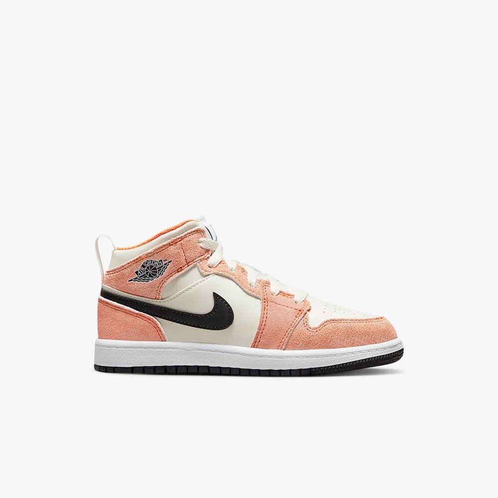 

Кроссовки Air Jordan 1 Mid SE PS Orange Suede, оранжевый, Оранжевый;коричневый, Кроссовки Air Jordan 1 Mid SE PS Orange Suede, оранжевый