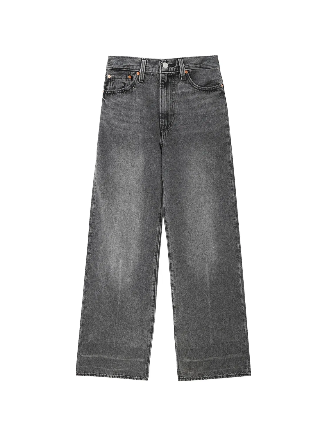 Широкие джинсы с ребристым силуэтом Levi'S, серый