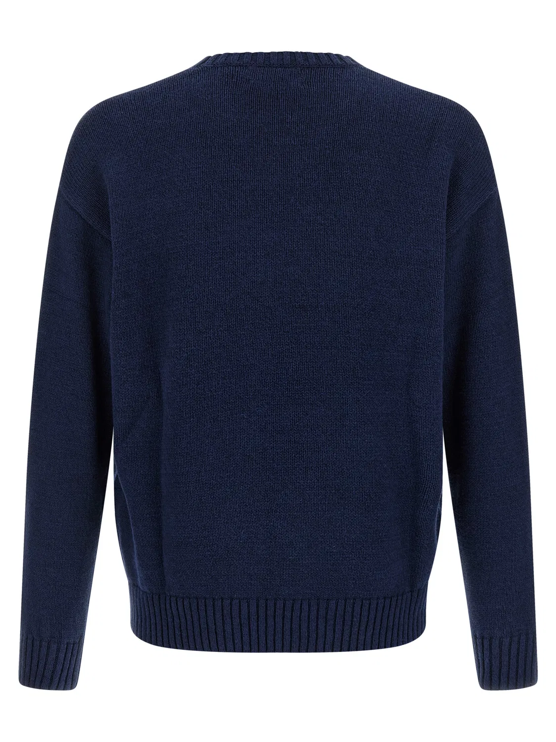 Мужской кардиган с логотипом Blue Linen Cardigan Polo Ralph Lauren, Blue — фото 2