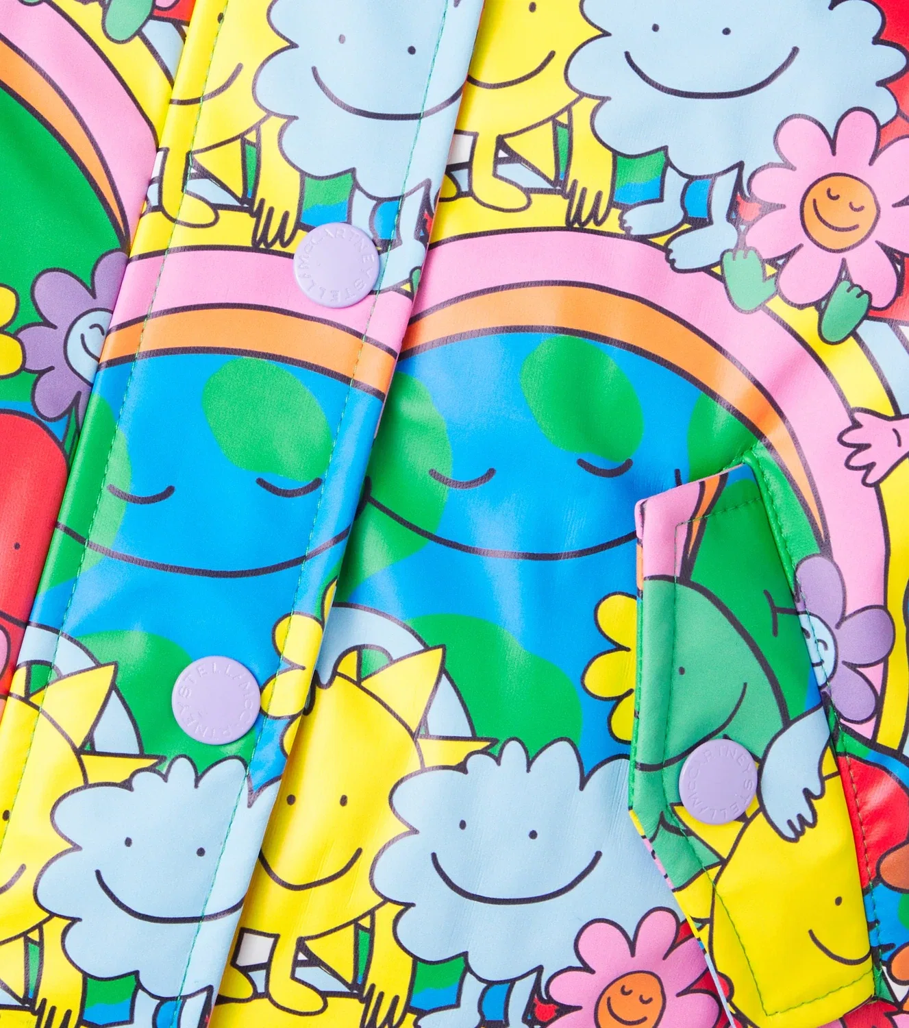Легкая куртка Stella Mccartney Kids, черный — фото 3