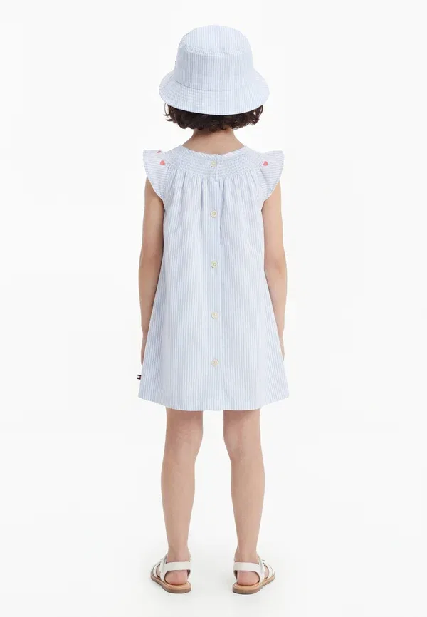 Комплект из топа и шорт с полосками Ithaca set Tommy Hilfiger, Blue/White, белый — фото 2