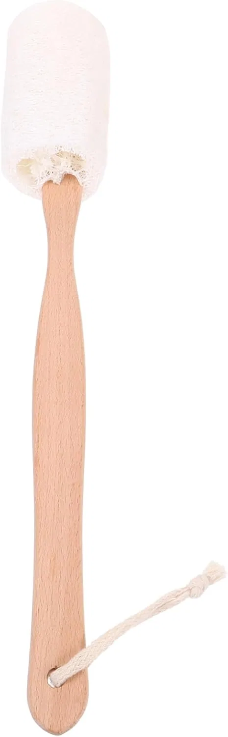 Щетка для тела с люфой, PAMINGONO, 37 см, Beige