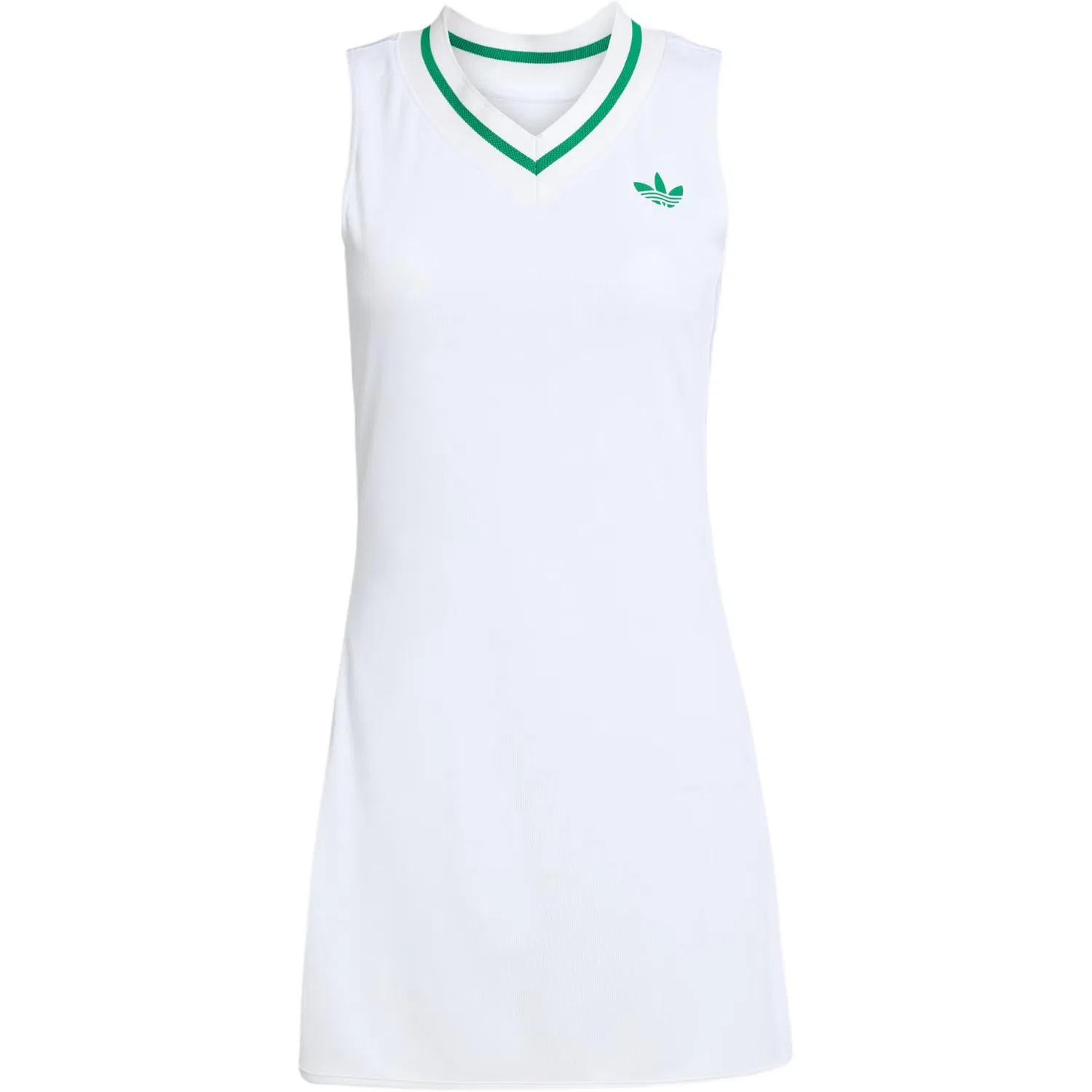 Женский комплект из юбки и топа Adidas Originals, White/Green — фото 3