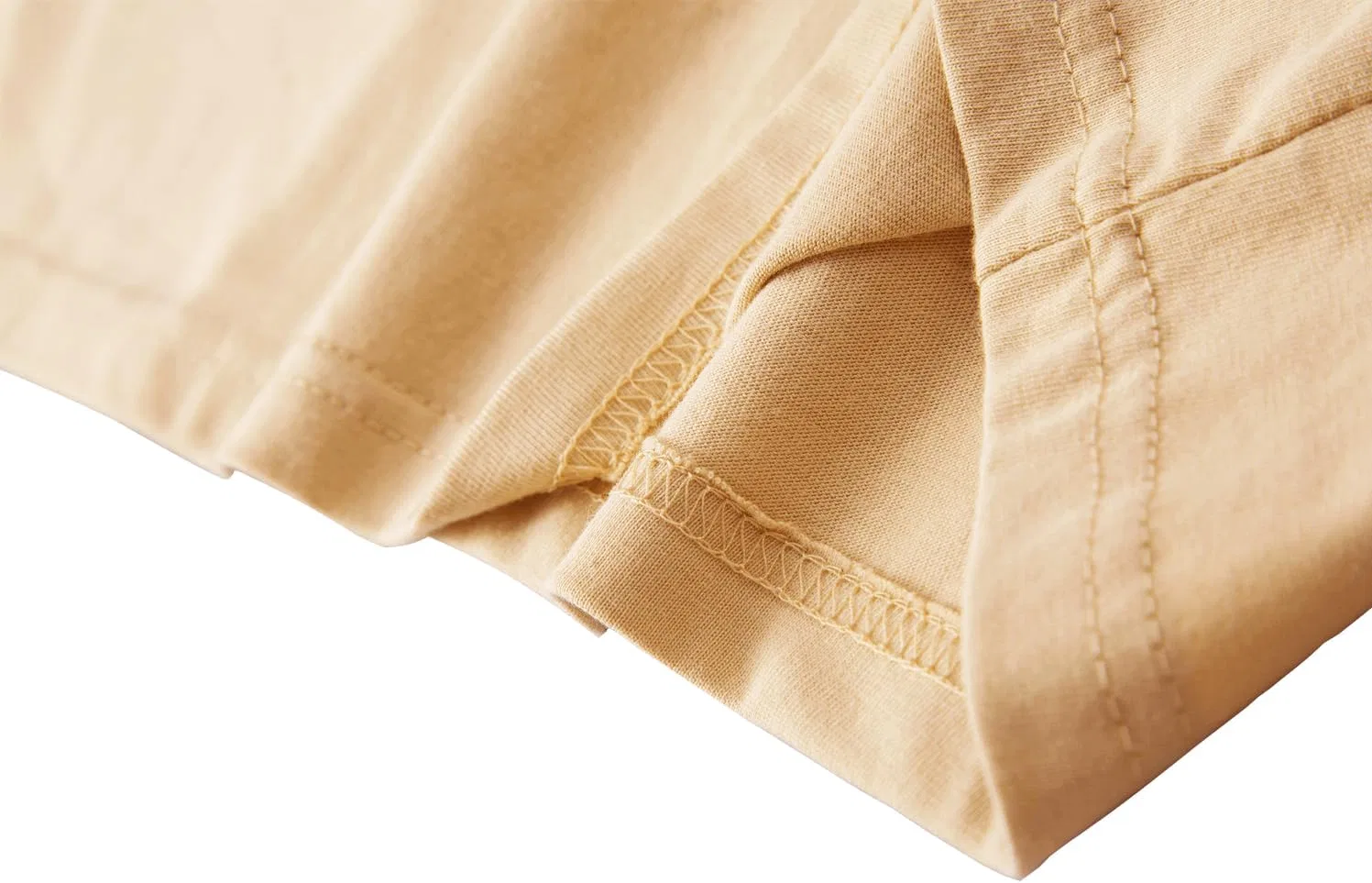 Унисекс V-образная футболка свободного кроя Saltwater Seashells Sunshine, Khaki — фото 4