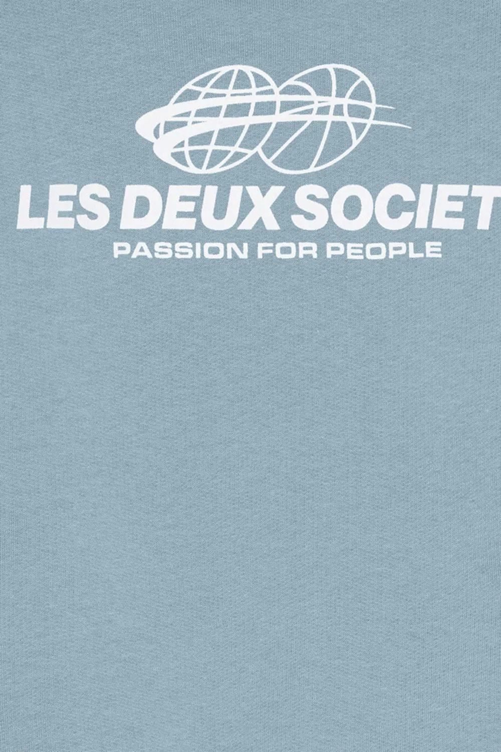 Свитшот с принтом Exhibition Les Deux Kids, синий — фото 3