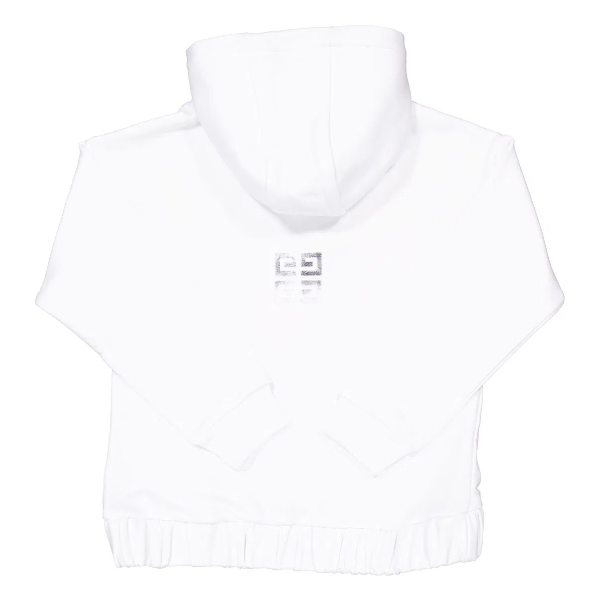 Детский худи с длинным рукавом с логотипом Girls Logo-Print Long Sleeve Hoodie Givenchy, White — фото 2