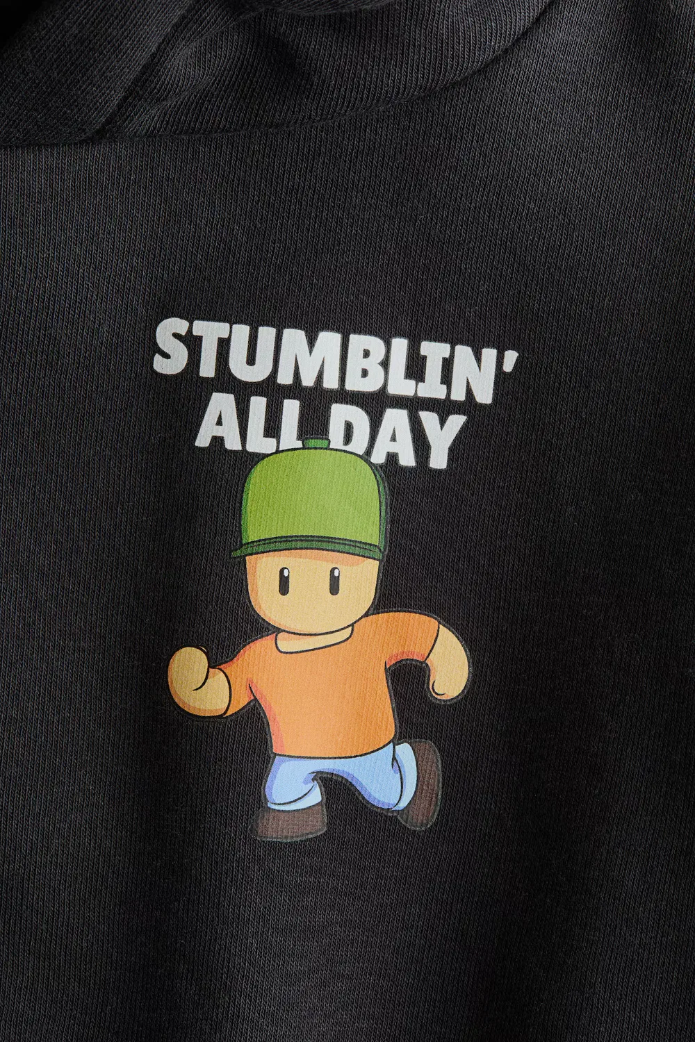 Худи с принтом H&M, Schwarz/Stumble Guys — фото 3