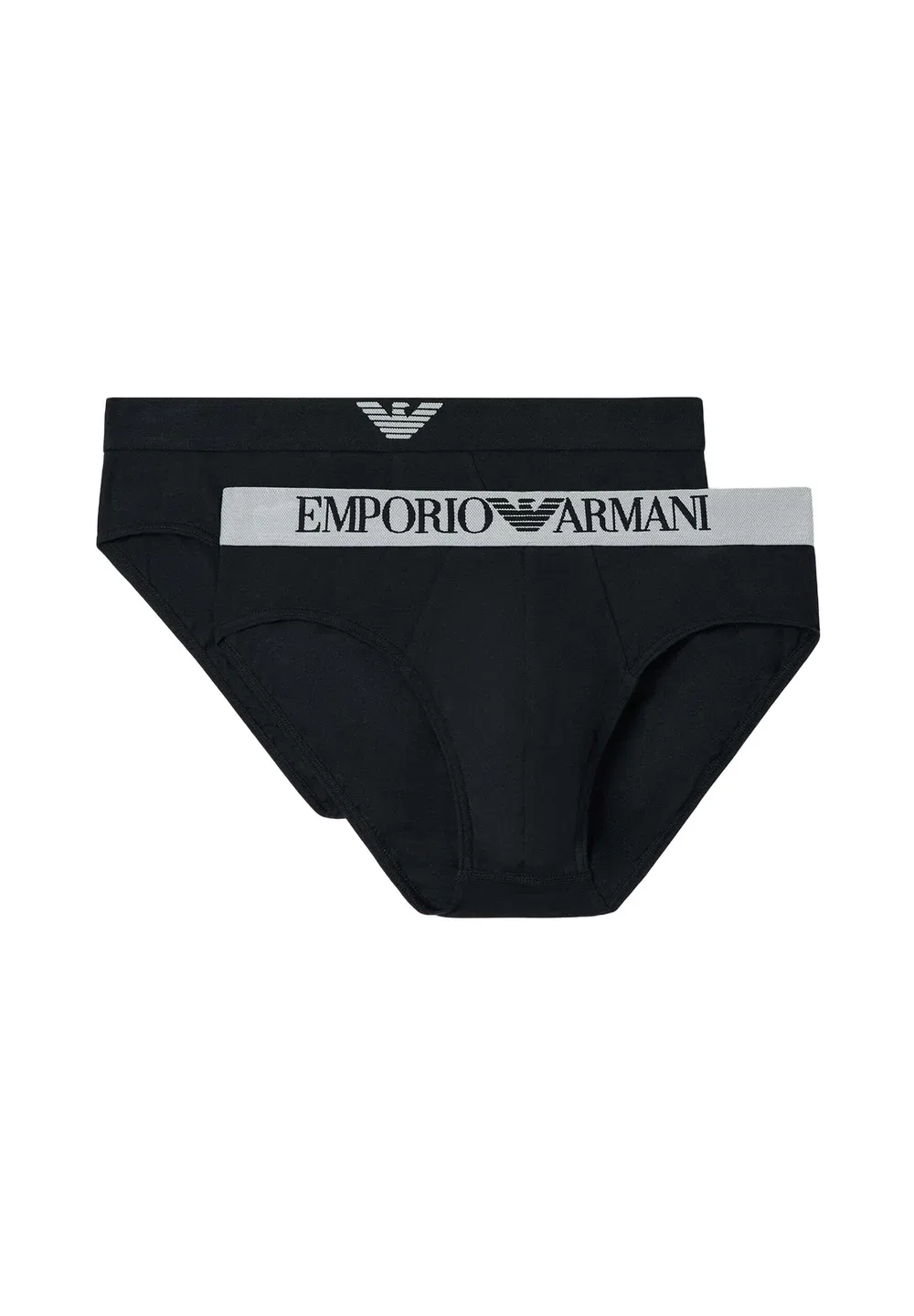 2 труса в упаковке Emporio Armani, Nero — фото 3