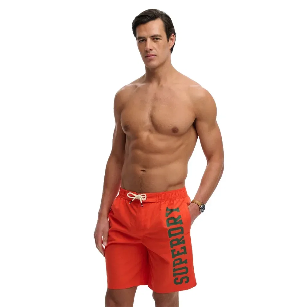 Плавки Superdry Logo 19 Superdry, оранжевый — фото 3