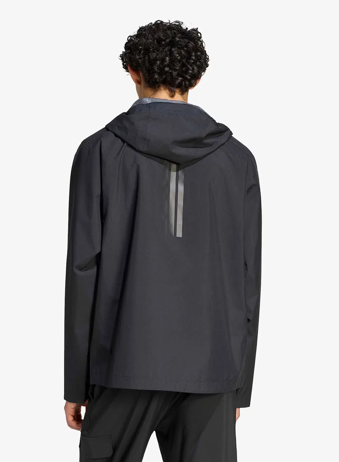 Куртка дождевая с технологией Climaproof Adidas, черный — фото 2