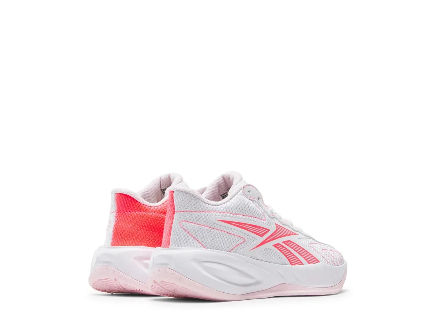 Кроссовки баскетбольные Press, Reebok, бело-розовые — фото 3