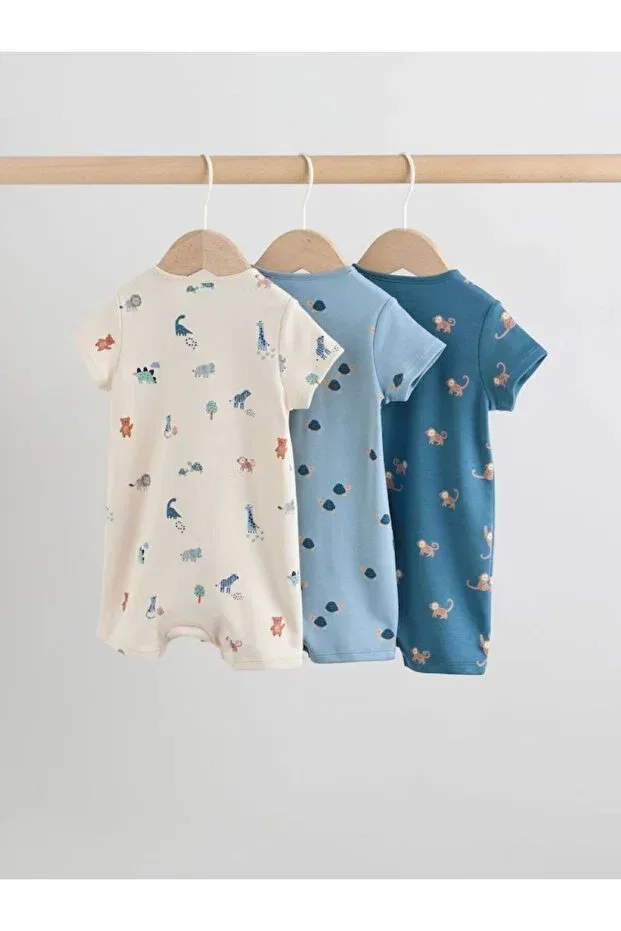 Детский комбинезон-боди с принтом Next Baby, Multicolor — фото 3