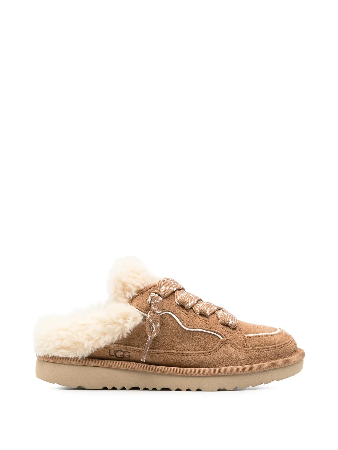 Кроссовки на шнуровке Ugg Kids, коричневый