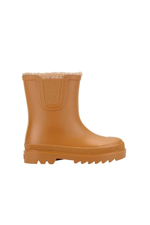Детские сапоги для девочек с коротким каблуком Tokio borreguito kids orange boots Igor, Orange