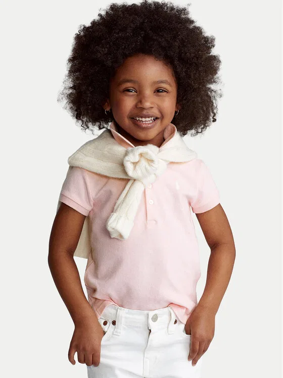 Поло regular fit Polo Ralph Lauren, розовый — фото 4