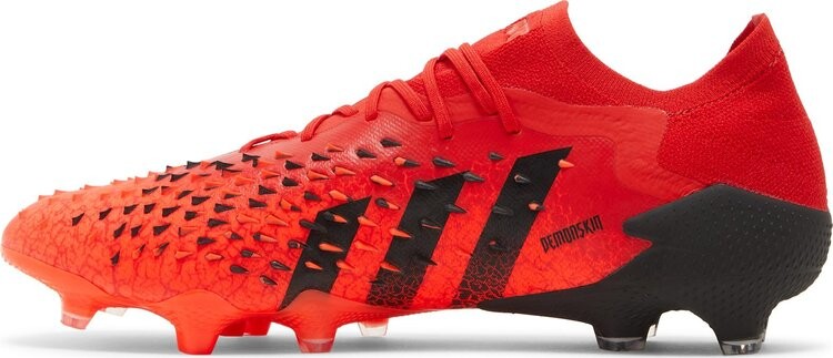 Бутсы Adidas Predator Freak.1 FG 'Demonskin - Solar Red', красный — фото 4