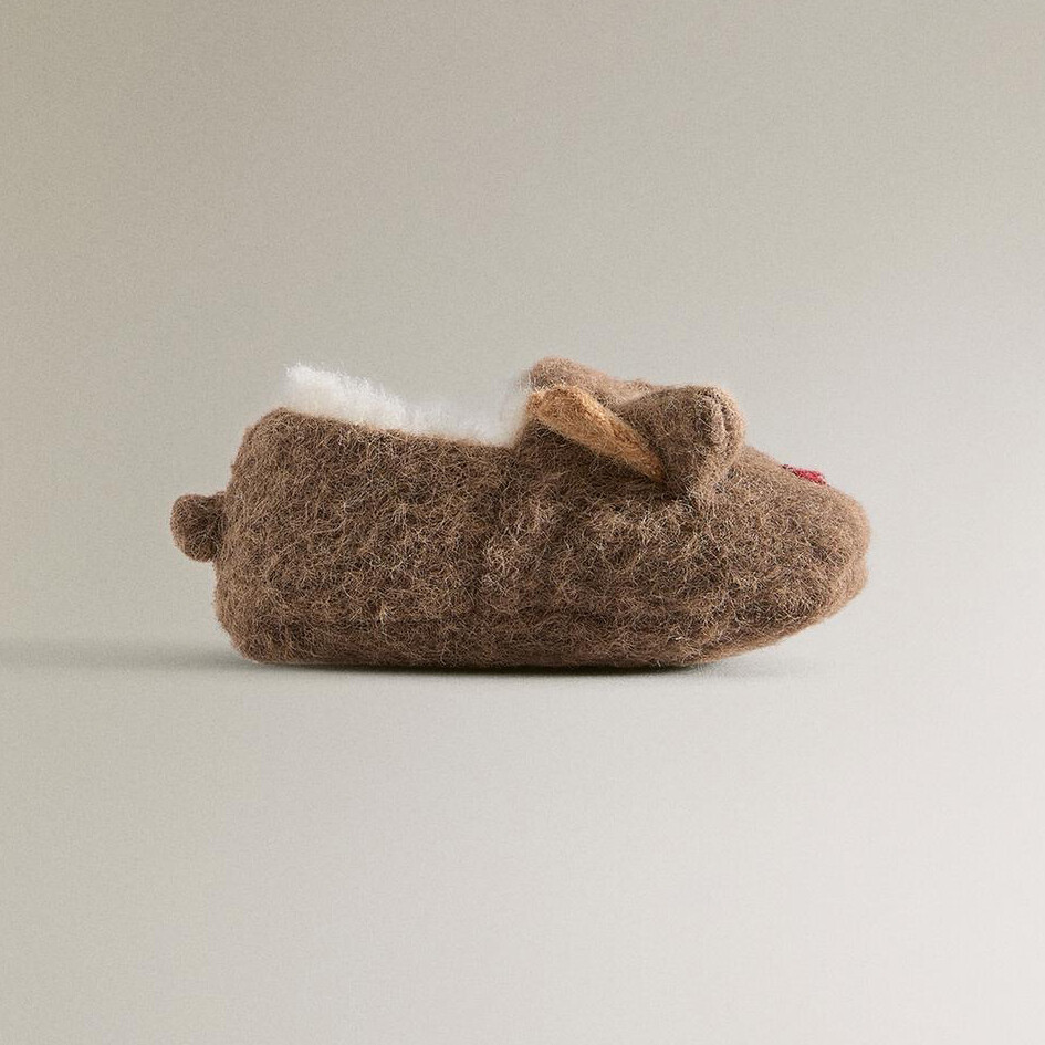 

Пинетки Zara Home Reindeer, коричневый