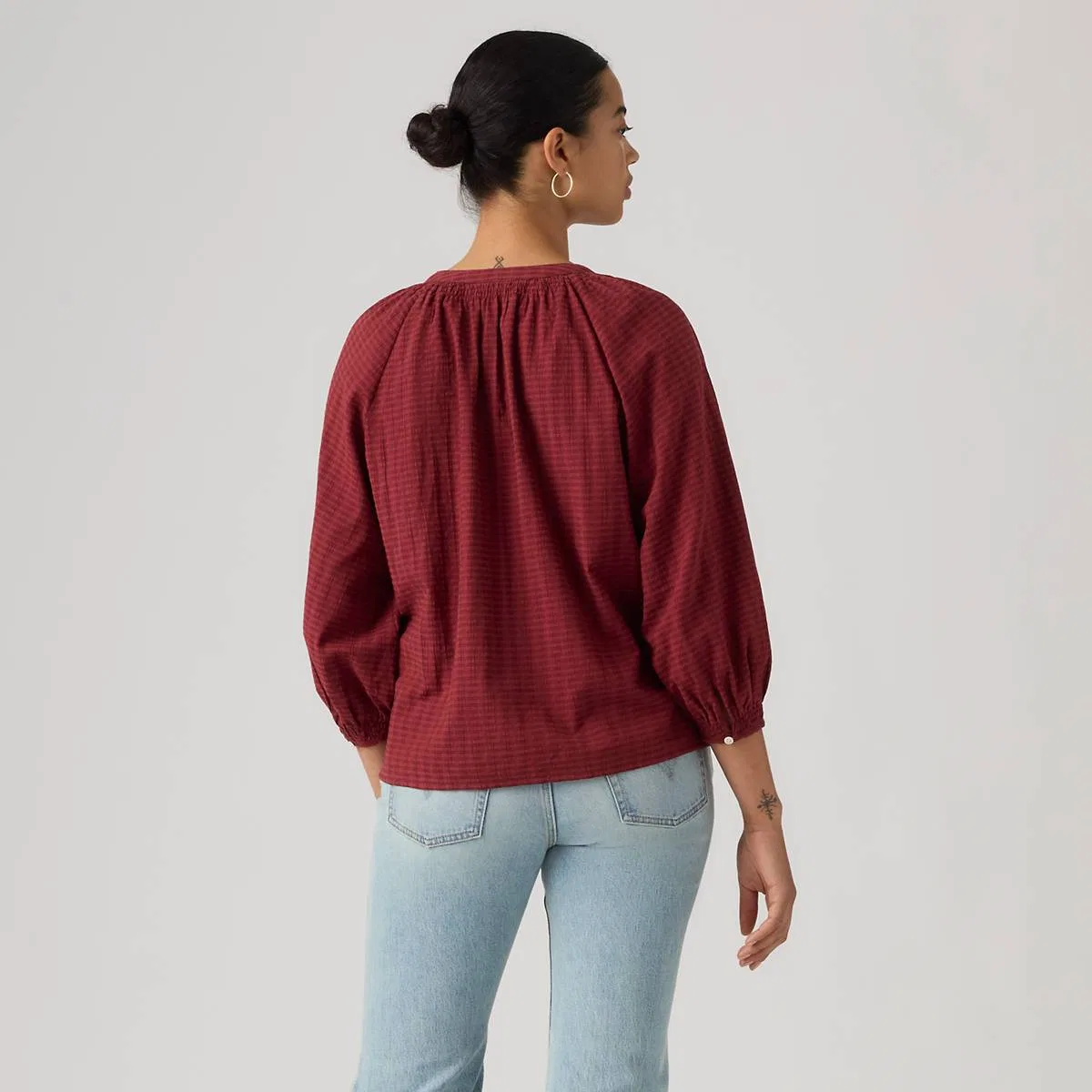 Блузка «Мечта» Levi's, Warm Cabernet - Red — фото 4