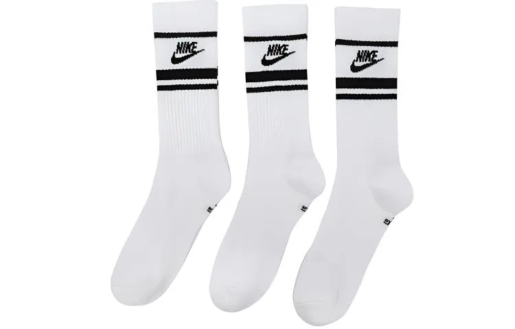 Мужские носки Nike, 3 пары, белые