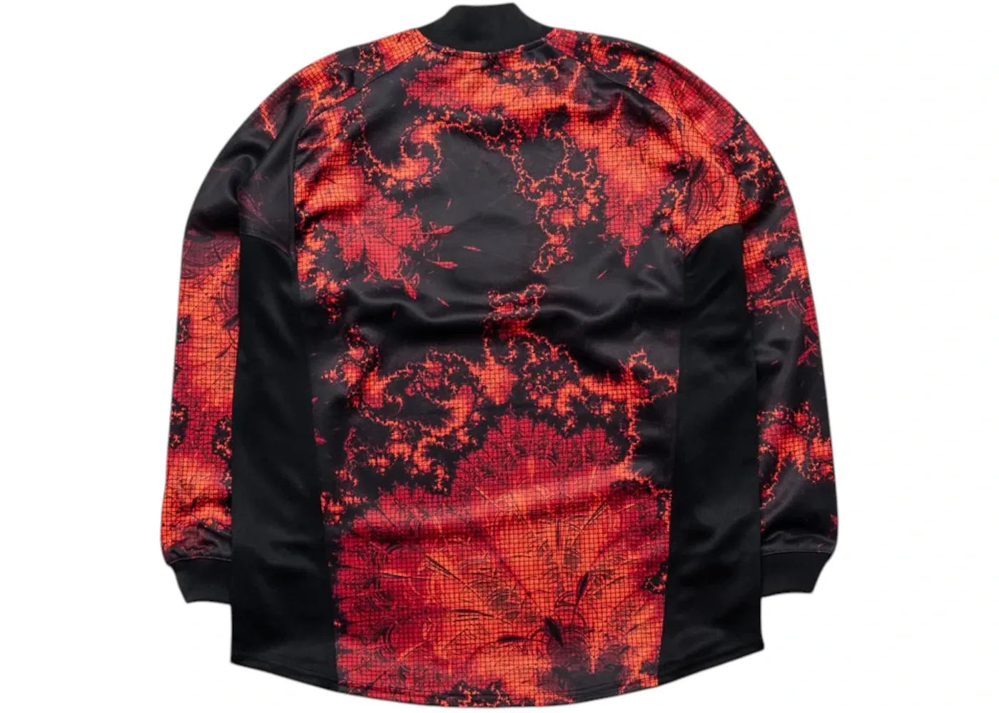 Мужская футбольная вратарская джерси с длинным рукавом Nike, Black/Hyper Crimson — фото 2