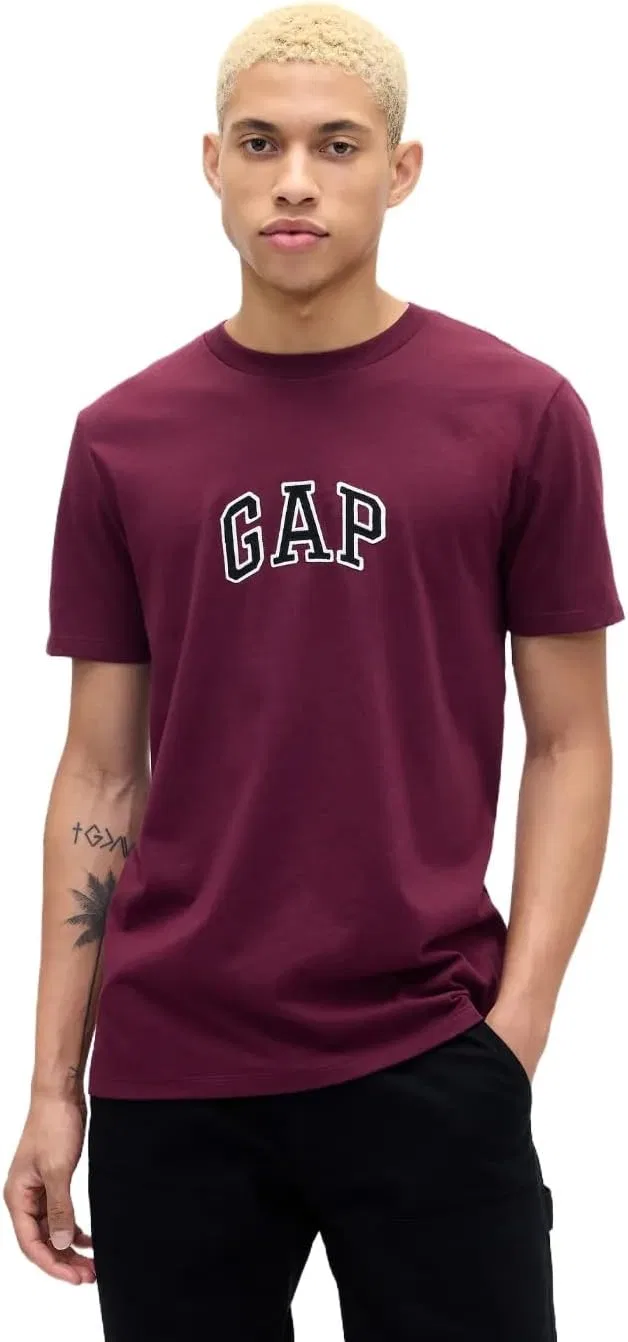 Мужская футболка с графическим принтом GAP, Tuscan Red