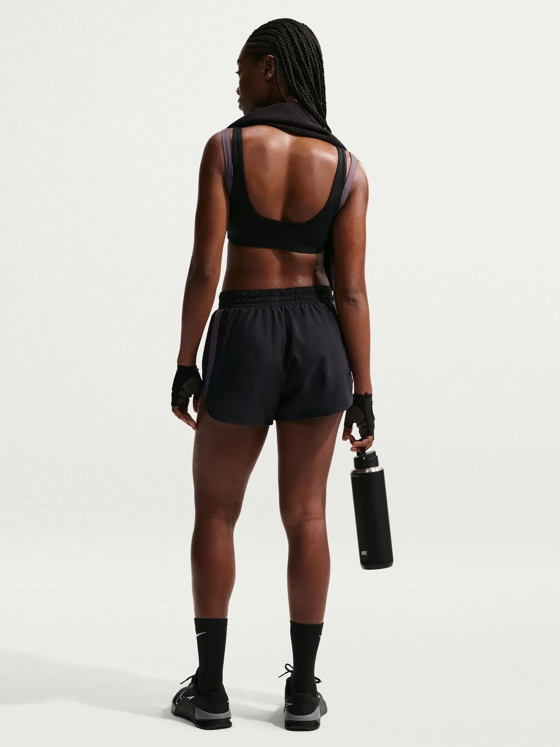 Шорты Nike One Dri-FIT Woven, черный — фото 2