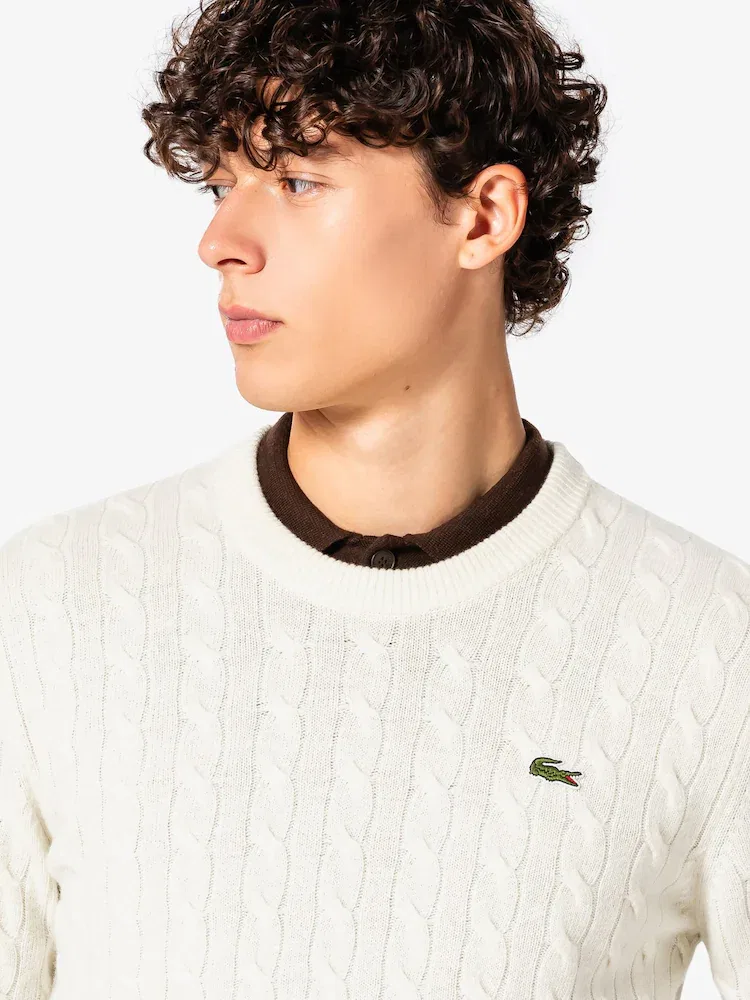 Свитер с кабельным узором, модель AH816E LACOSTE — фото 2