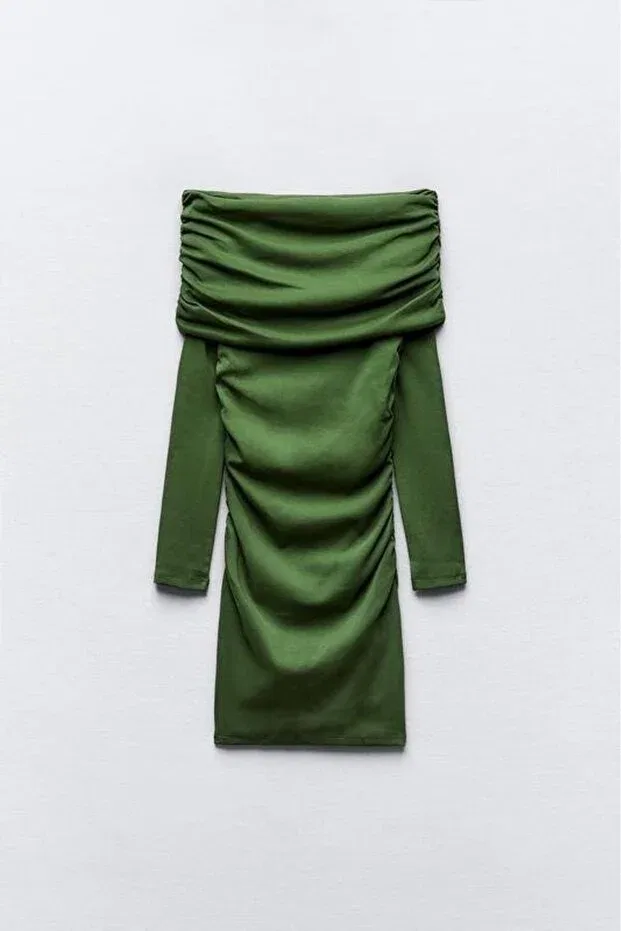 Детское платье для девочек с открытой спиной Vella Moda, Green — фото 4