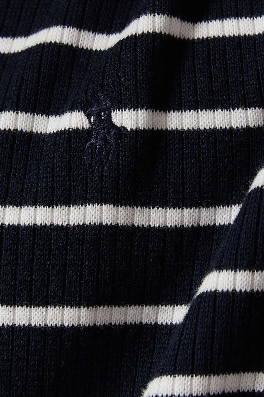 Свитер поло в полоску из хлопкового трикотажа Polo Ralph Lauren — фото 4