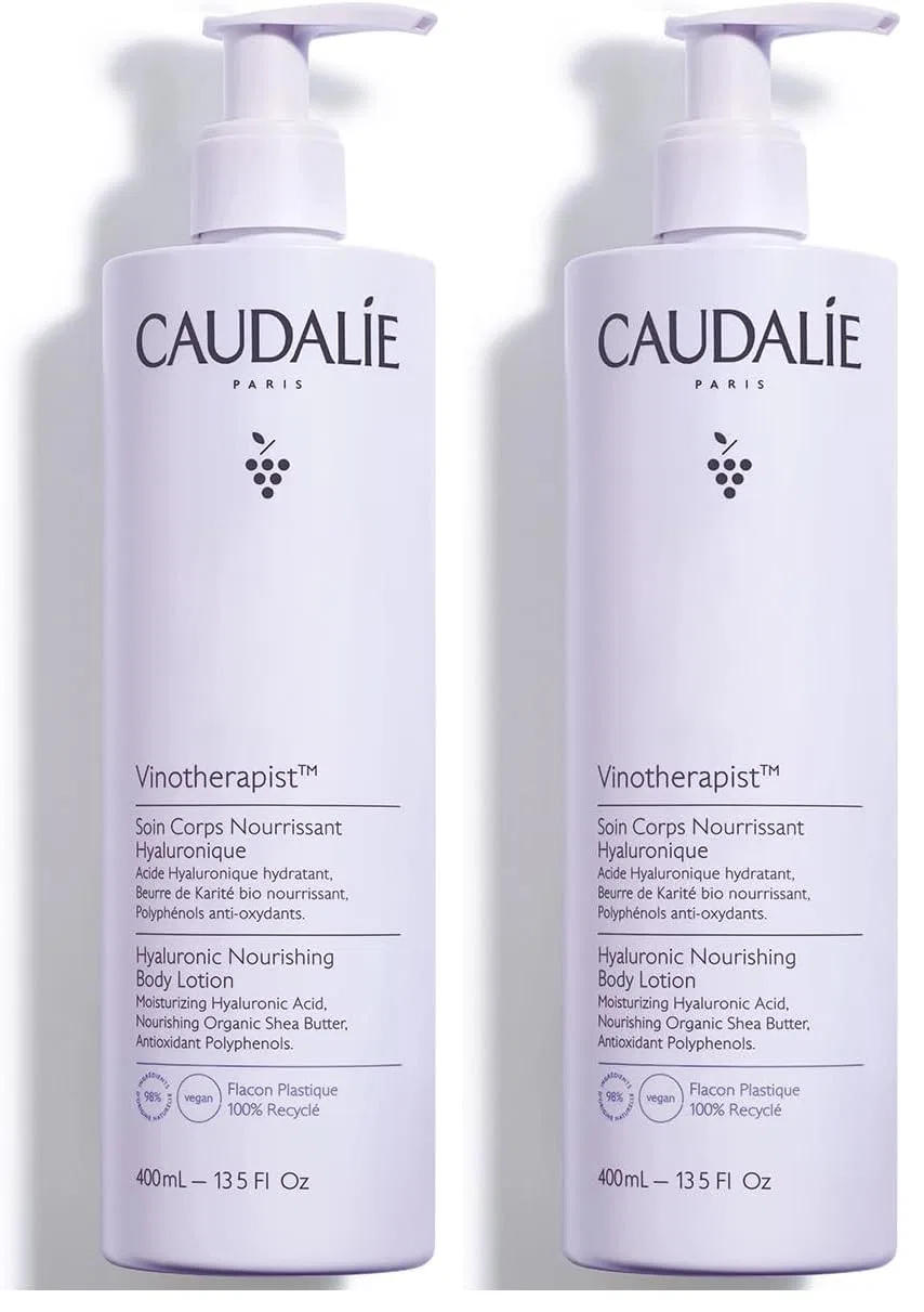Бальзам для тела с гиалуроновой кислотой Caudalie, 2 шт. по 400 мл