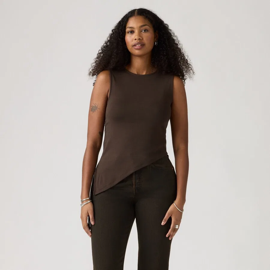 Топ LEVI'S 'ALILA' темно-коричневого цвета — фото 2