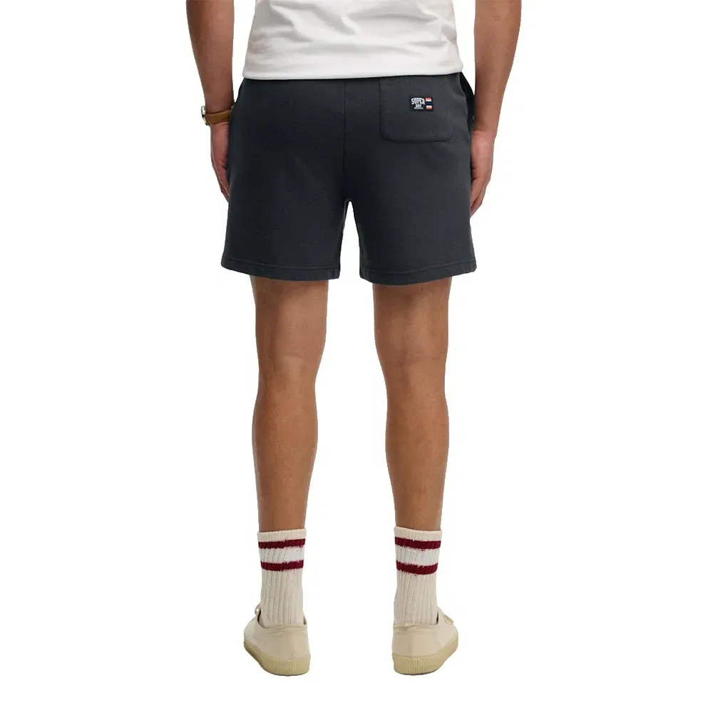 Мужские шорты с вышитым логотипом Superdry Essential Logo Classic, Grey — фото 2