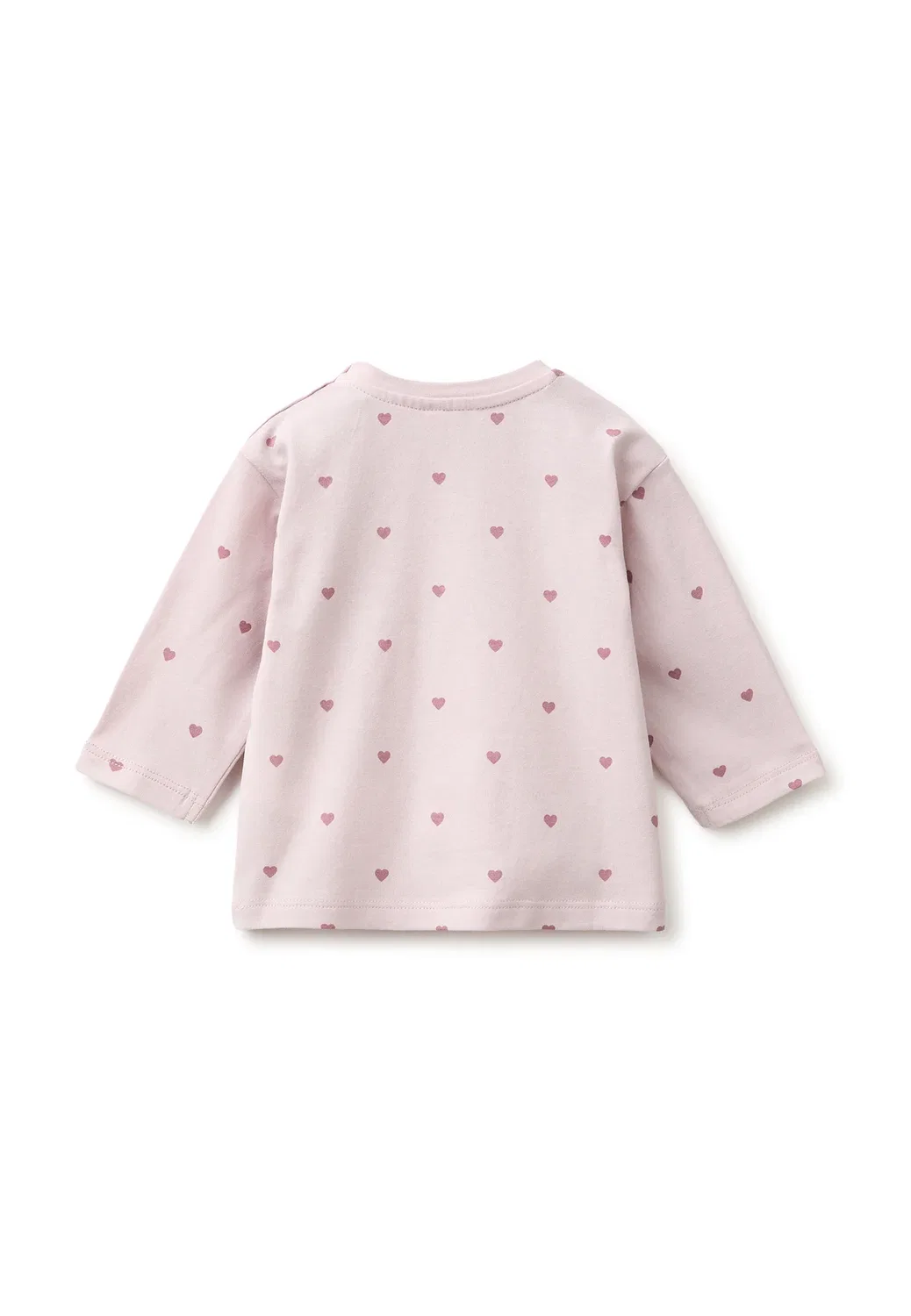 Унисекс - футболка с длинными рукавами United Colors Of Benetton, Pink — фото 2