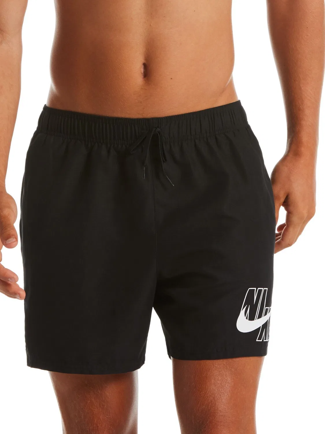 Плавки Nike Swim Men's Logo Lap 5 Volley Black, черный — фото 4