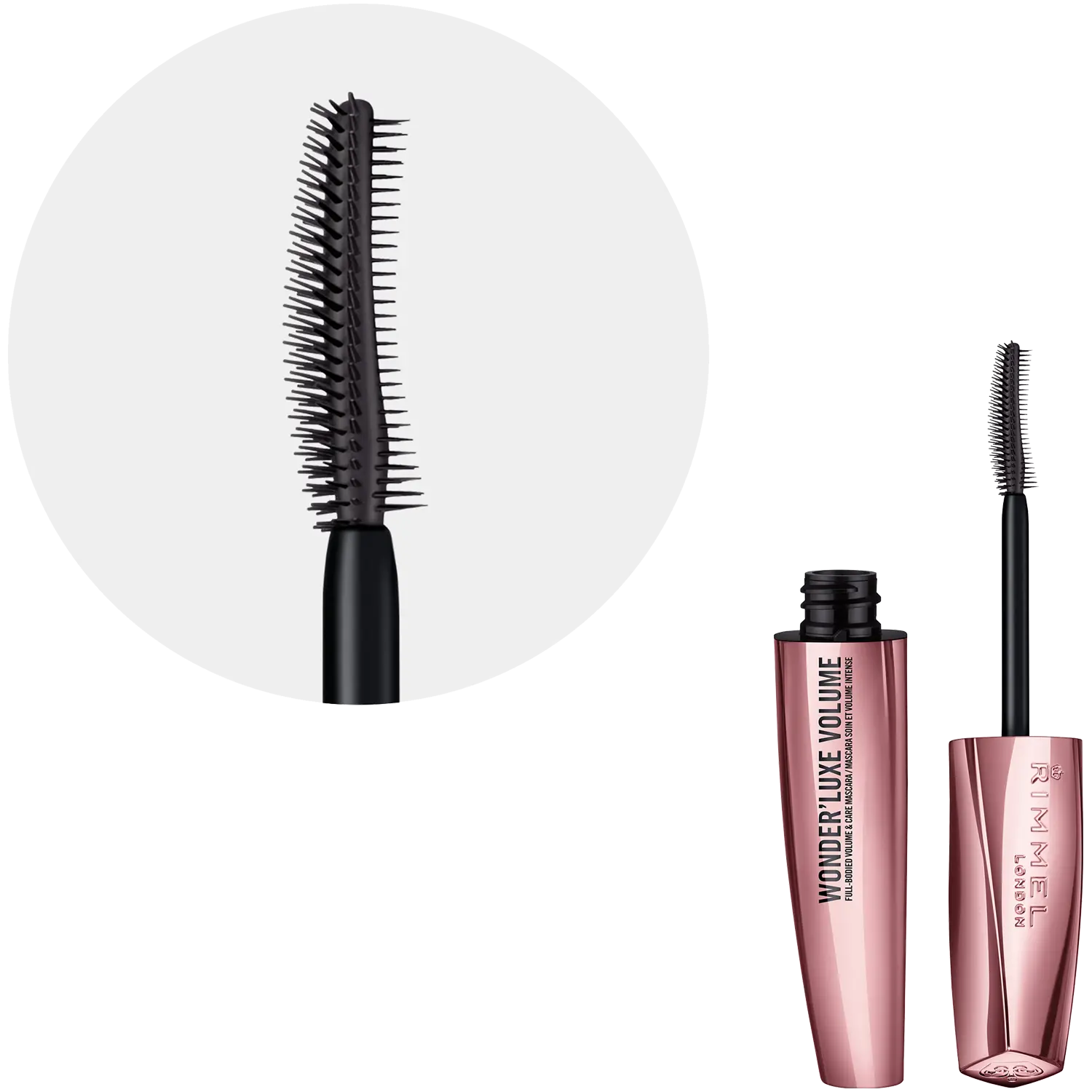 Rimmel Wonder'Luxe объемная тушь для ресниц черная 001, 11 мл — фото 4