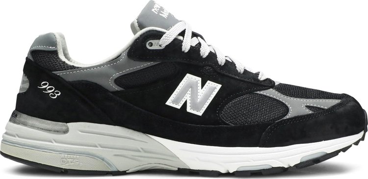 Кроссовки New Balance 993 Made In USA 'Black White', черный - фото