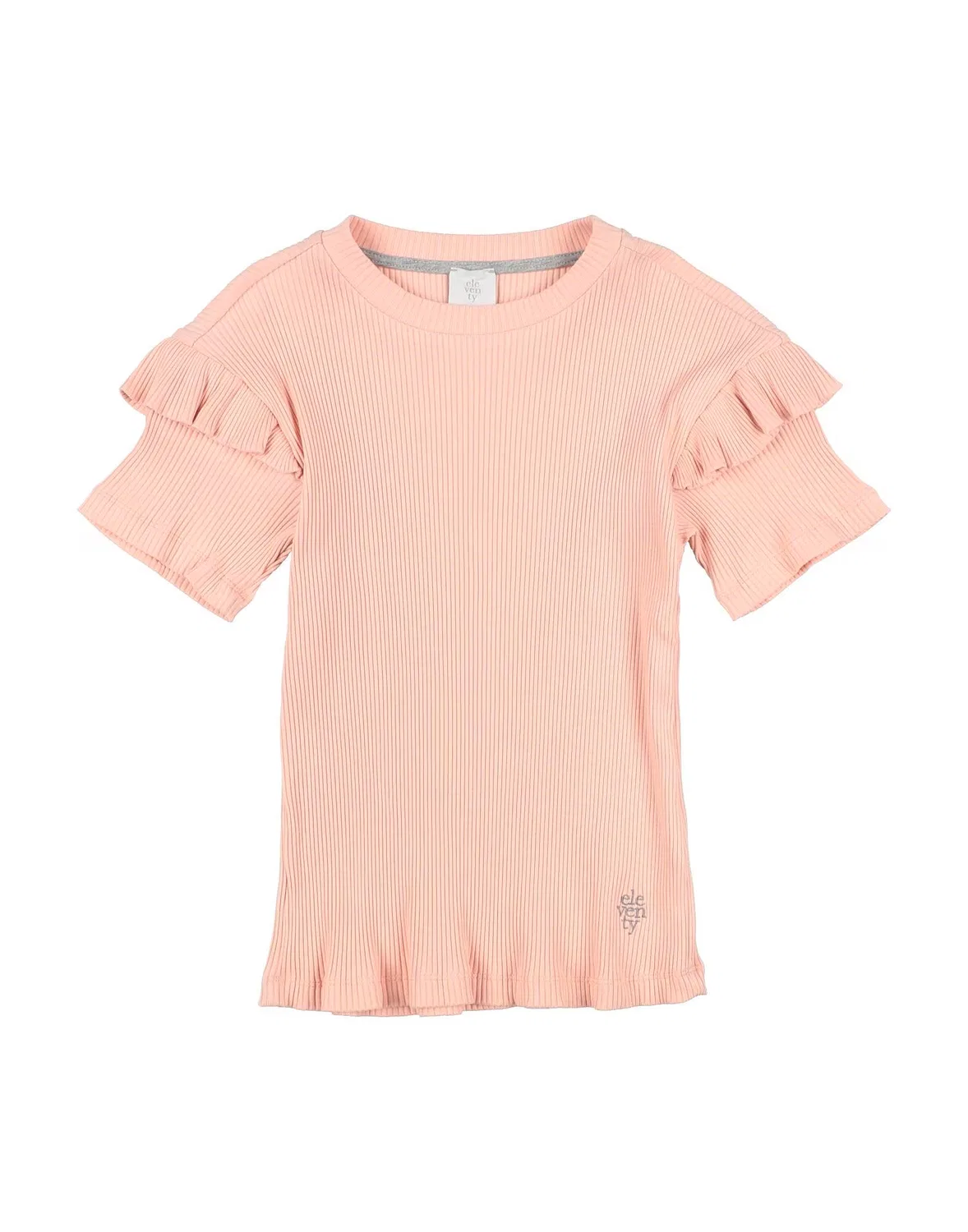 Детская футболка для девочек с круглым вырезом Eleventy, Light Pink