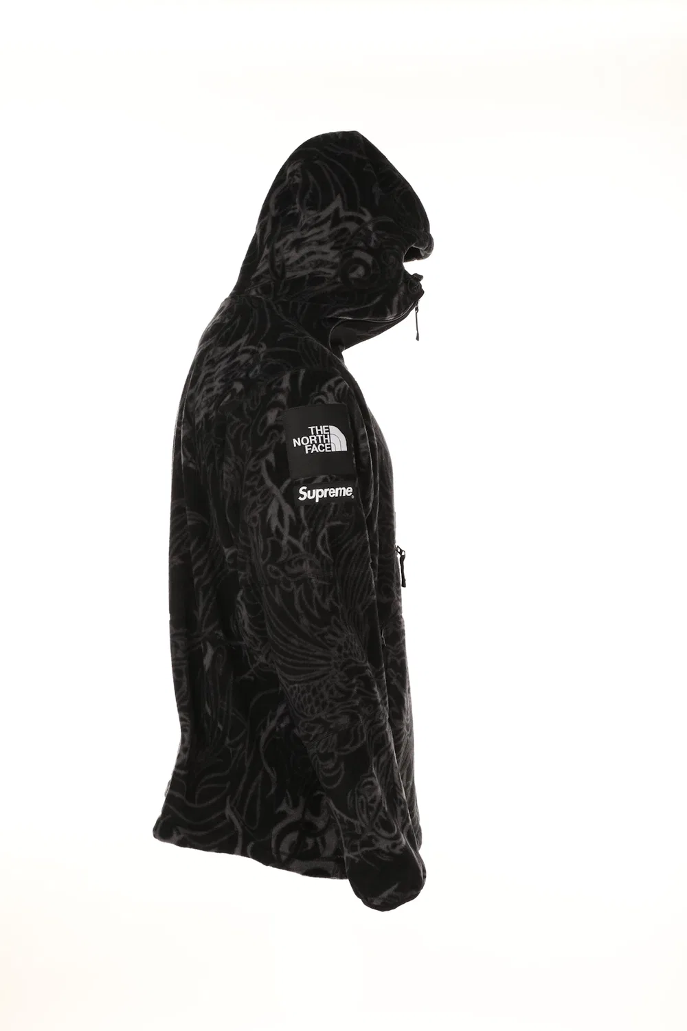 Мужской пуловер из флиса с принтом Pullover Supreme, Black Dragon — фото 4