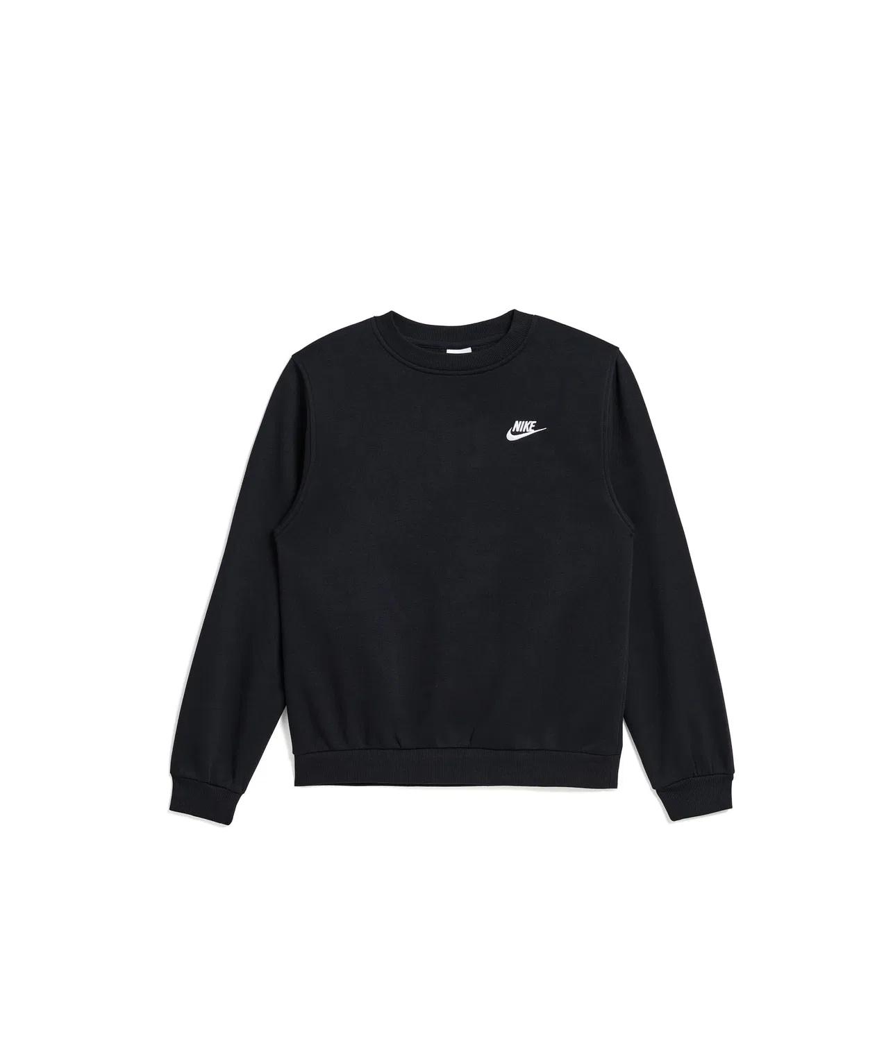 Флисовая толстовка Sportswear Club (для детей постарше) Nike Kids, Black/White