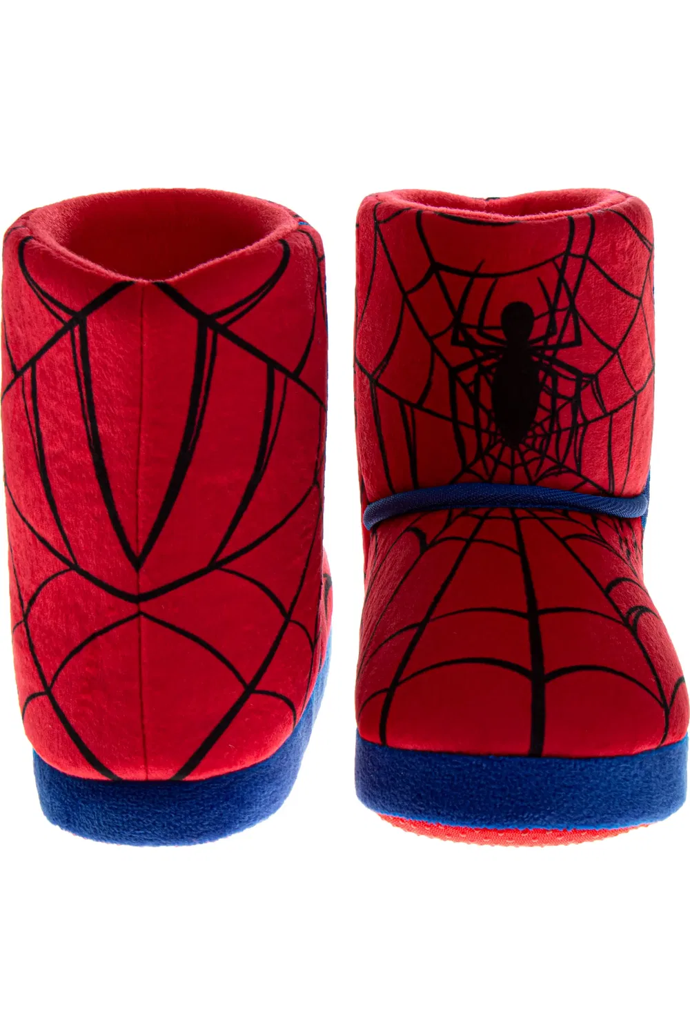 Детские тапочки супергеройские Спайдермен Spider-Man, красный/синий — фото 4