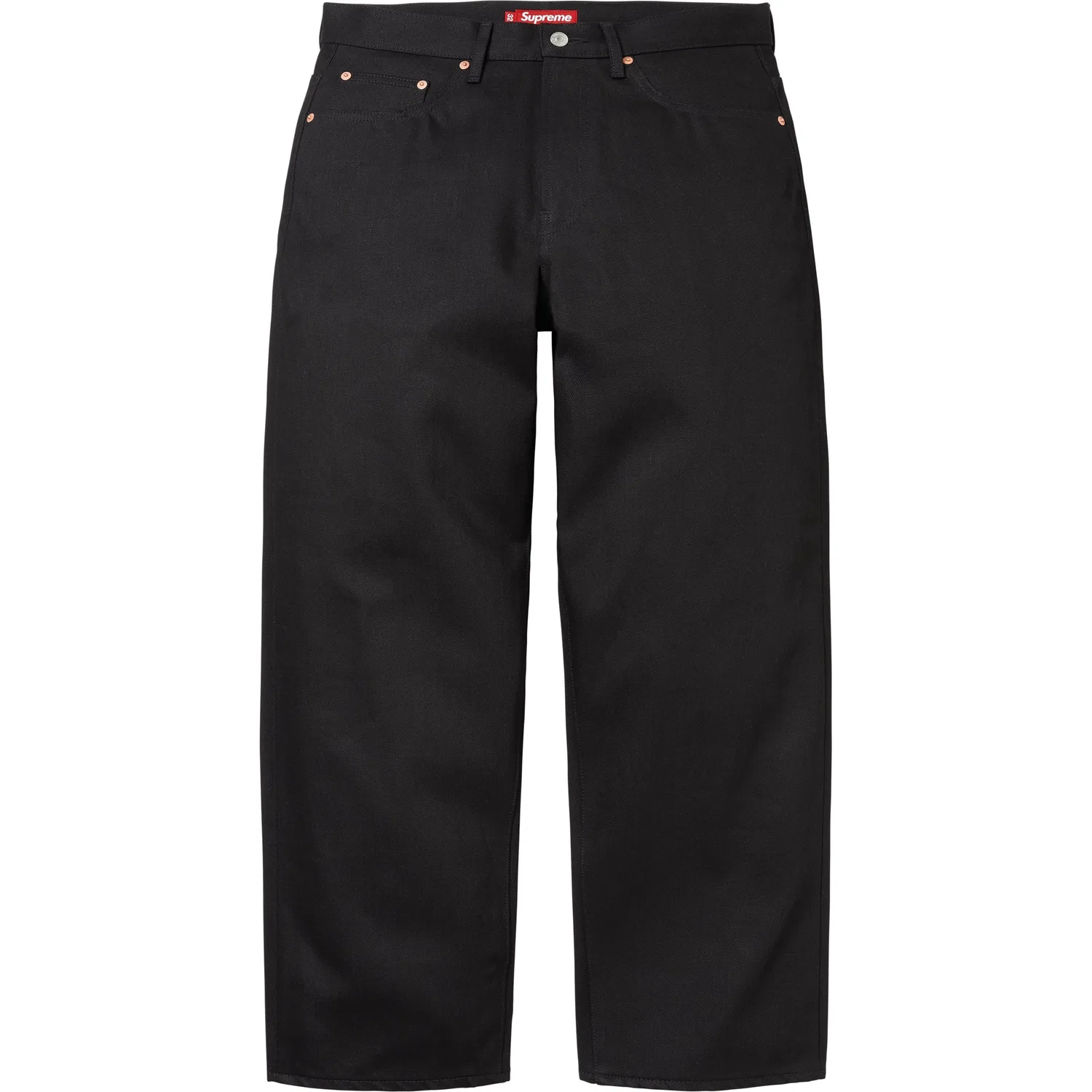 Джинсы унисекс прямого кроя Rigid Black Supreme