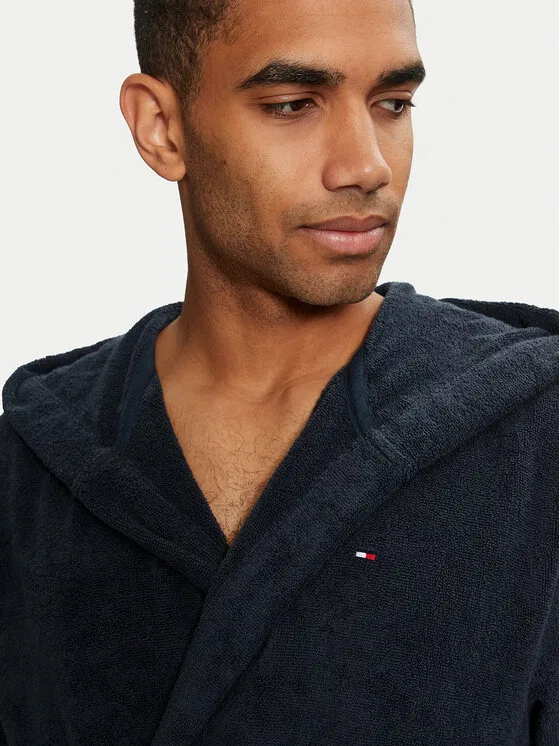 Халат Tommy Hilfiger, темно-синий — фото 3