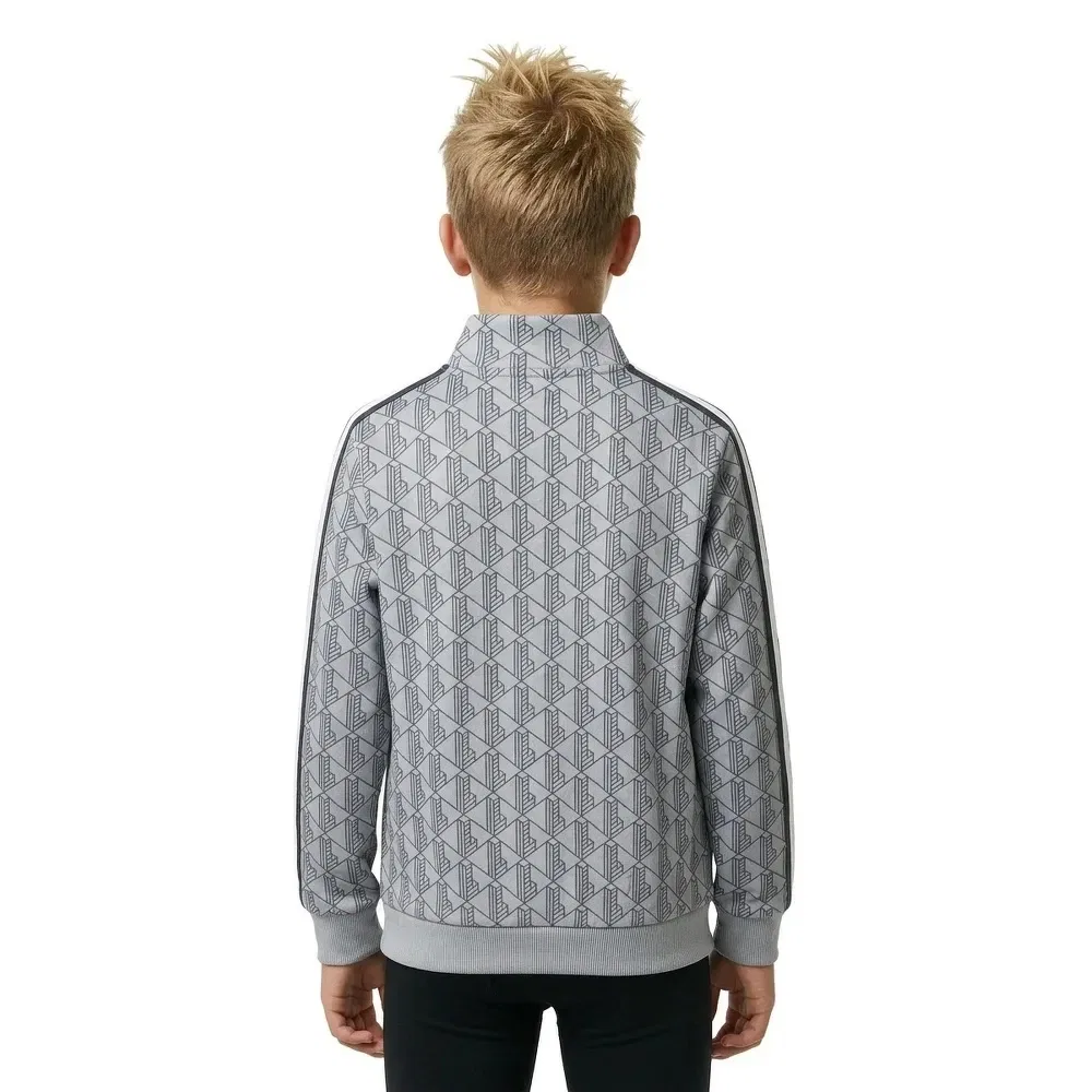 Куртка Lacoste Kids, серый — фото 4