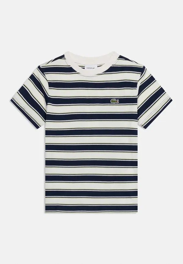 Футболка в полоску - футболка с принтом Lacoste, морской — фото 3