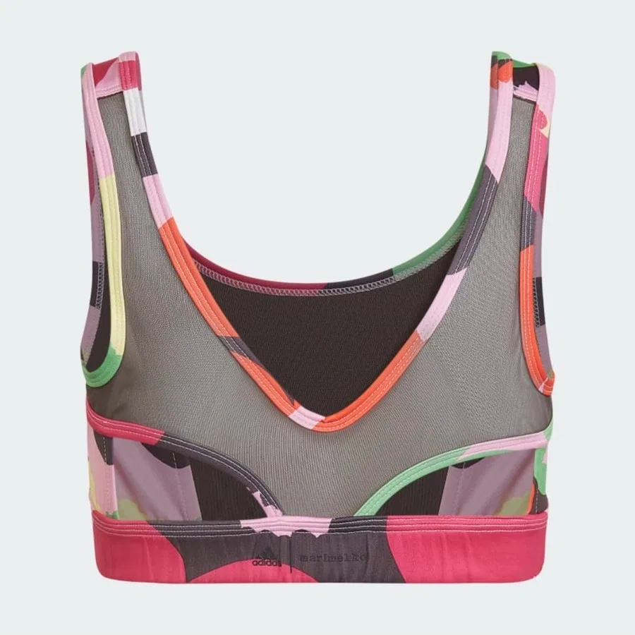Спортивный бюстгальтер adidas HF0514, Стально-розовый — фото 2