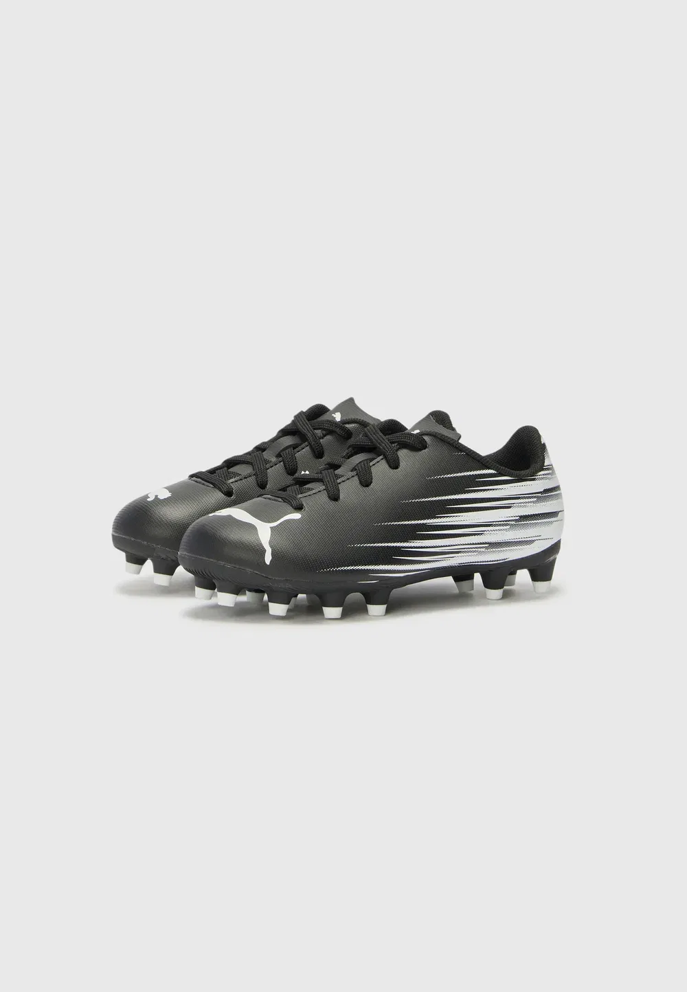 Футбольные бутсы Attacanto ii fg/ag jr унисекс для искусственной травы Puma, Black/White — фото 2
