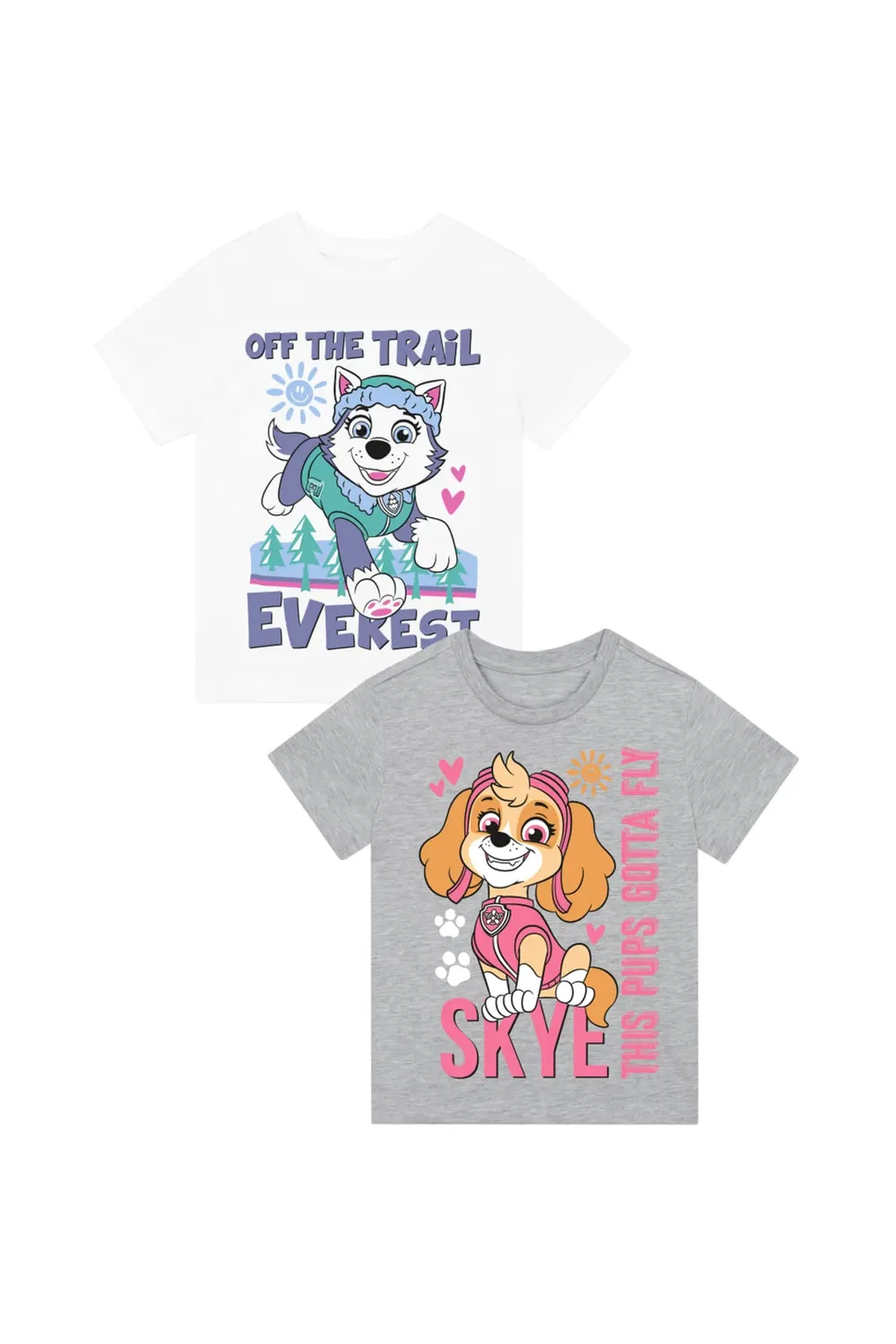 Детский комплект футболок Skye и Everest Paw Patrol, Multi