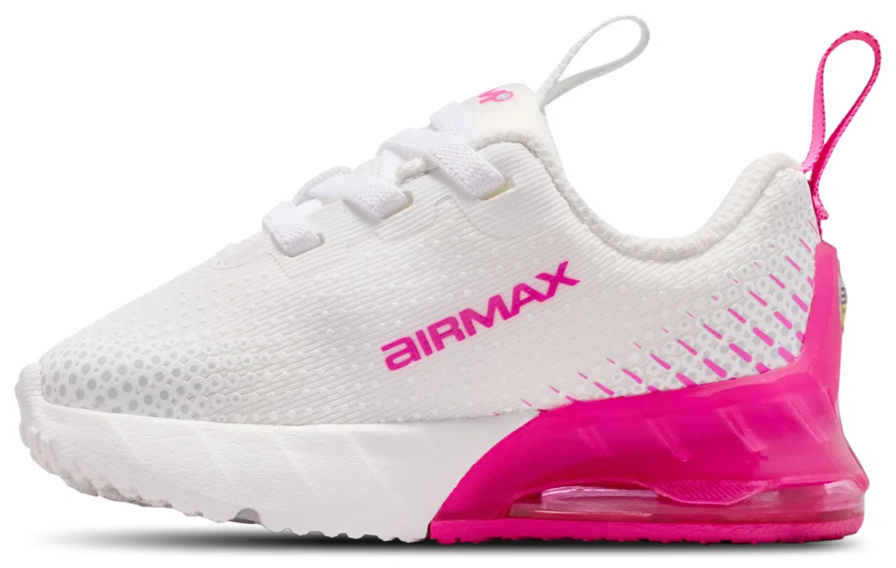 Кроссовки для мальчиков Air Max Phoenix Nike, цвет White/Laser Fuchsia — фото 2