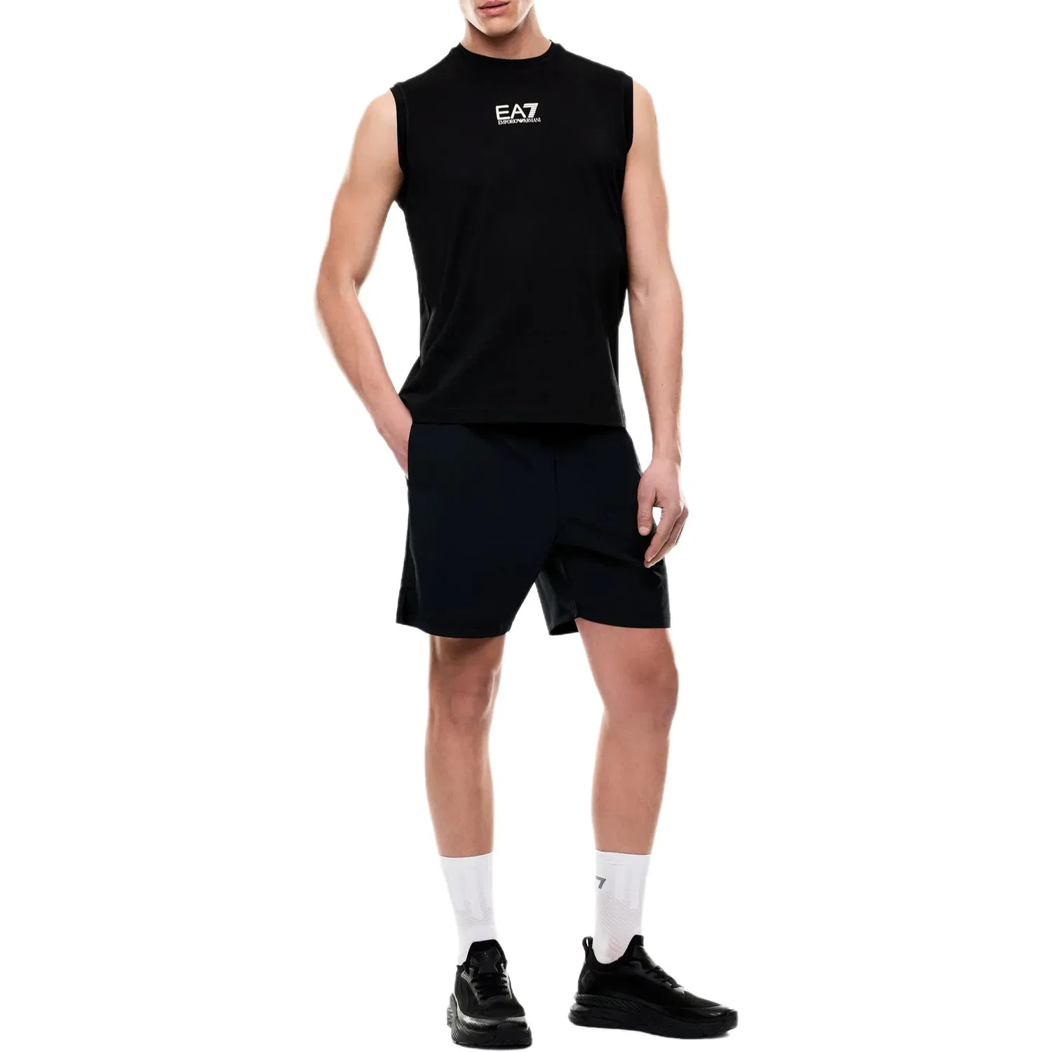 Топ-майка EA7, мужская, EMPORIO ARMANI, Black — фото 3