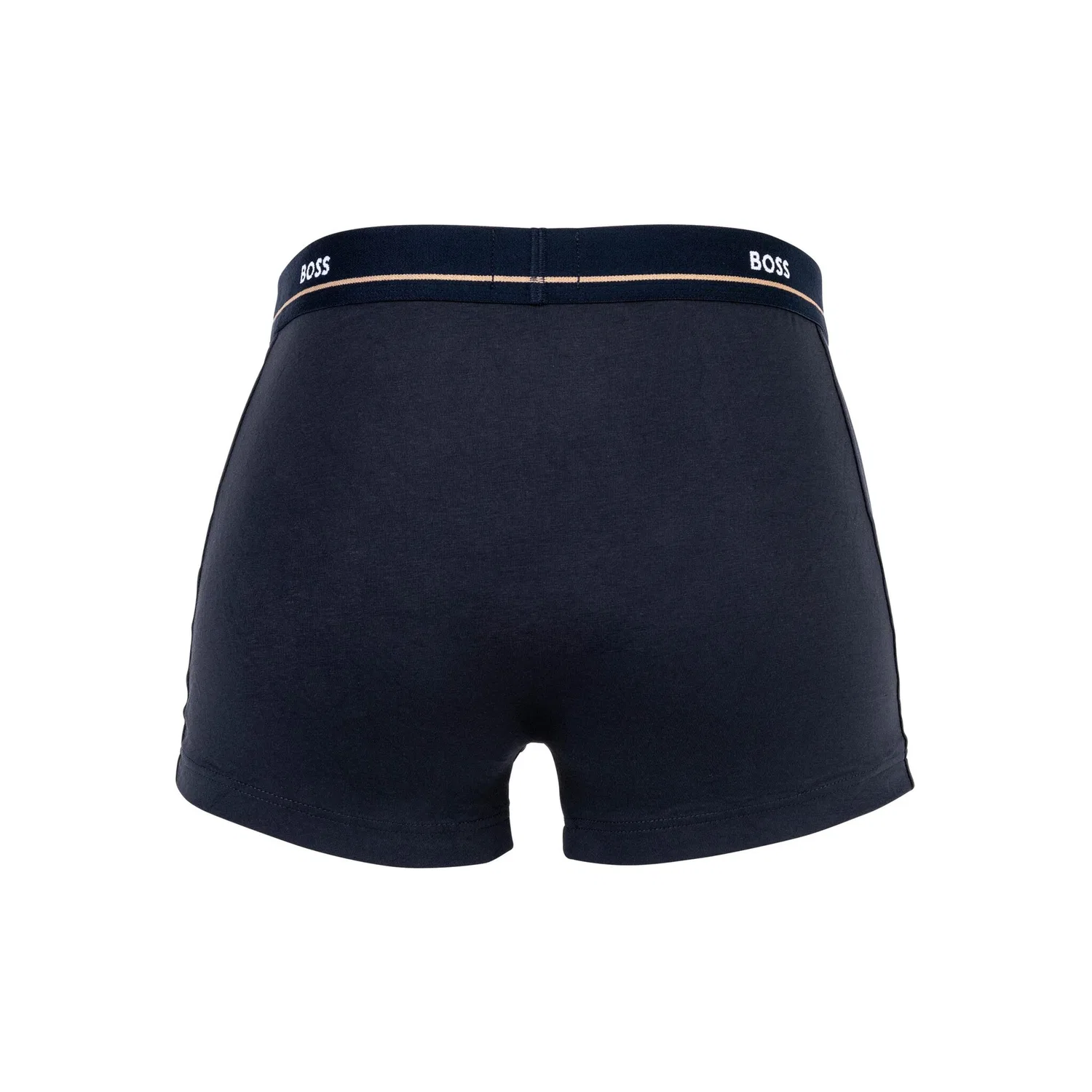 Мужские боксеры из хлопка с эластаном BOSS, Black/White/Blue — фото 4